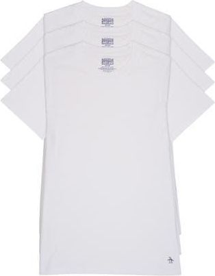 Original Penguin 3-Pack Cotton T-Shirts in White at Nordstrom Rack, Size Medium