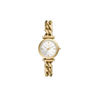 Fossil Carlie Watch - Dames - Horloges - Geel - ONE Size - Accessoires