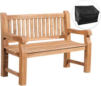 Clp Clp - Banco De Teca De 120 Cm Con Cubierta Protectora Jackson