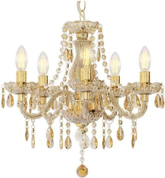 Nowa Globo - L&aacute;mpara Colgante - Marie - Dorado - Metal - &Oslash; 48cm - E14