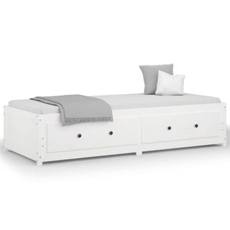 Berkfield Home Day Bed White 90x200 cm Solid Wood Pine