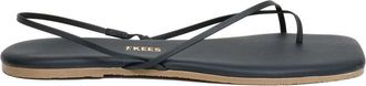Tkees Square Toe Millie Sandal - Dames - Sandalen - Zwart - 41 EU - Leer - Schoenen
