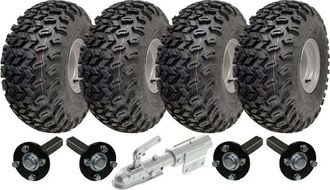 OEM Kit De Remolque - Parnells - 22x11.00-8 - 4 Ruedas - Enganche Pivotante - Neum&aacute;ticos Wanda P334