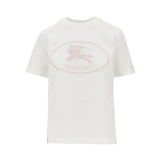 Burberry Knight Stamp embroidery T-shirt Woman XS