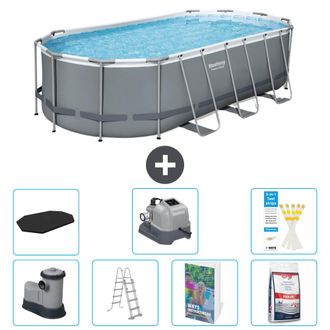 Bestway Piscina Bestway Power Steel Oval - 549x274x122 Cm - 8-piezas S649