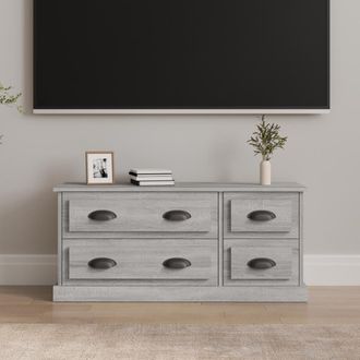 vidaXL Vidaxl - Mueble Para Tv Madera Contrachapada Gris Sonoma 100x35,5x45 Cm
