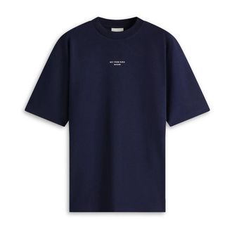 Drôle de Monsieur Classic Slogan T-Shirt White Interlock