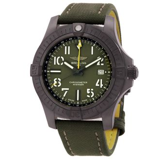 Breitling Avenger Automatic Chronometer Green Dial Mens Watch V323952A1L1X1
