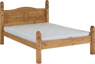 Seconique Seconique Mexican Princess Bed Solid Waxed Pine 4ft6 Double