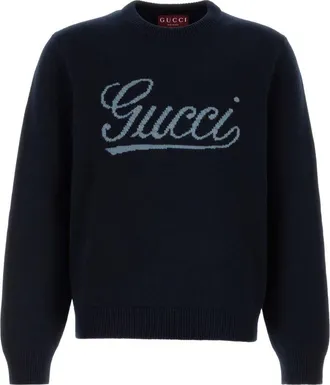 Gucci Wollpullover mit Rundhalsausschnitt