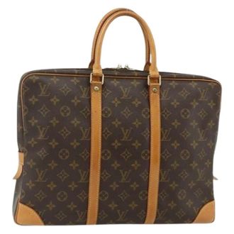 Louis Vuitton Pre-owned Handbags, female, Brown, Size: ONE SIZE Pre-owned Vintage Monogram Business Bag