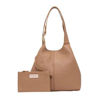 Coccinelle C-Easy Tote Bag - Dames - Shoppers - Beige - ONE Size - Leer - Tassen