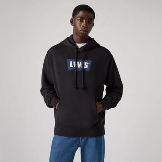 Levi's Mens Levis Premium Batwing Hoody in Black
