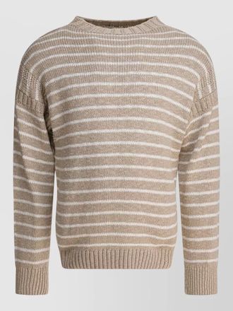 Alex Mill harbor striped crew neck knit sweater