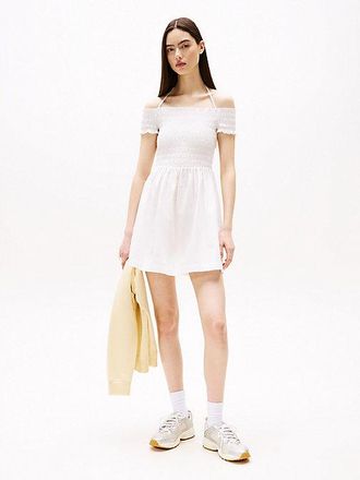 Tommy Hilfiger Halterneck Fit And Flare Mini Dress