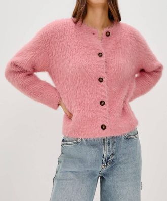 Rails Melo Cardigan In Heather Pink