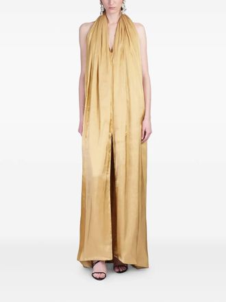 Rhea Costa Gigi maxi dress - Gold