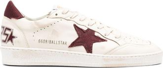 Golden Goose Ball Star leather sneakers - men - Calf Leather/Fabric/Rubber/Calf Leather/Fabric - 40 - Neutrals