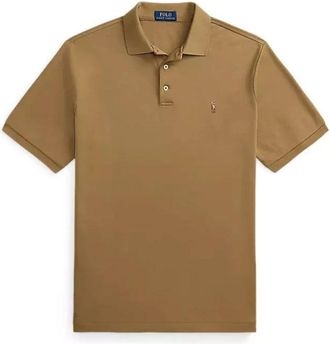 Polo Ralph Lauren Klassiek Passend Katoenen Poloshirt - Heren - Polos - Bruin - 2XL - Katoen - Tops