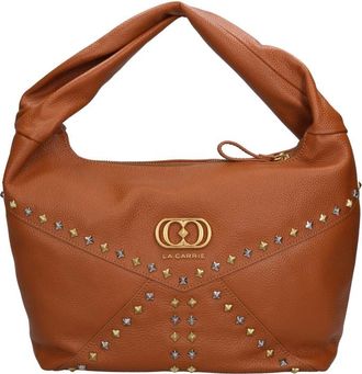 La Carrie Frivolous Valery Leren Tas - Dames - Handtassen - Bruin - ONE Size - Leer - Tassen