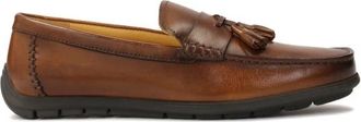 Kazar Bruine mocassins met een decoratief element - Heren - Loafers - Bruin - 45 EU - Leer - Schoenen