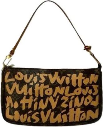 Louis Vuitton Pre-owned Shoulder Bags, female, Brown, Size: ONE SIZE Pre-owned Plastic louis-vuitton-bags