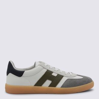 Hogan Sneakers Bianco-Oliva-Navy-Uomo