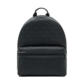 A|X Armani Exchange Backpacks, male, Black, Size: ONE SIZE Zaino