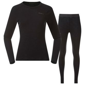 Bergans Allround Merino Baselayer Set Merinounterw&auml;sche f&uuml;r Damen | schwarz