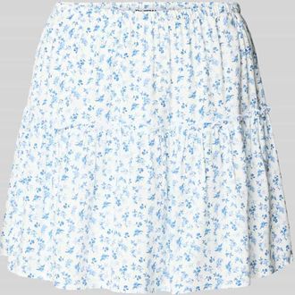 Review Minirock mit elastischem Bund in Weiss, Größe XL