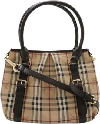 Burberry Borsa Tote in PVC Pre-owned - - Pre-owned - Donna - Beige - ONE SIZE
