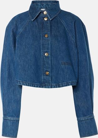 Patou Cropped denim shirt