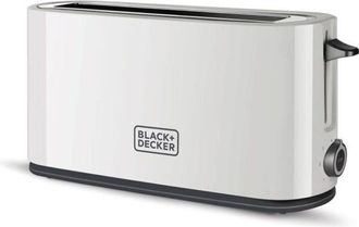 Black+Decker BLACK+DECKER BXTO1001E Toaster - Extra long slot - 7 levels - STOP function