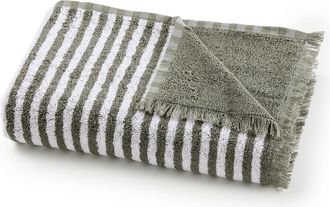 La Redoute Interieurs Gestreept badlaken in badstof 500 g, Arzon
