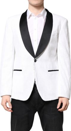 Dolce & Gabbana Textuur Jasje met Revers