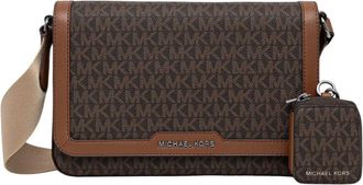 Michael Kors Bolso bandolera mini Hudson - Bags - Hombre - Marr&oacute;n - ONE SIZE