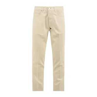 Don the Fuller Straight Jeans, male, Beige, Size: W33 Seoul Fit Carrot Jeans