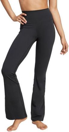adidas All Me Flare Leggings in Black/Black at Nordstrom Rack, Size Large
