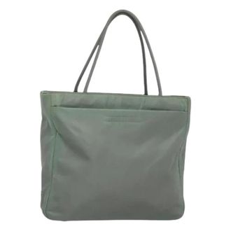 Prada Pre-owned Vintage Nylon Handtas - Dames - Vintage Shopper - Groen - ONE Size - Nylon - Vintage