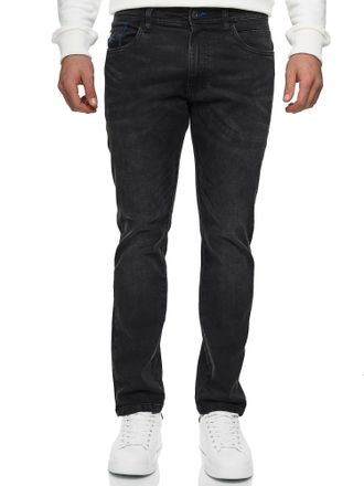 Indicode Regular-fit-Jeans INDICODE INCoil, Herren, Gr. 28, L&auml;nge 32, schwarz, Denim/Jeans, Obermaterial: 77% Baumwolle, 21% Polyester, 2% Elasthan, Abriebeffe