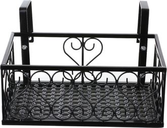 OEM Soporte Europeo De Hierro Forjado Para Balc&oacute;n, Soporte De Pared De Varios Niveles Para Colgar Macetas, Dise&ntilde;o De Pi&ntilde;a, Tama&ntilde;o Peque&ntilde;o L 30 Cm
