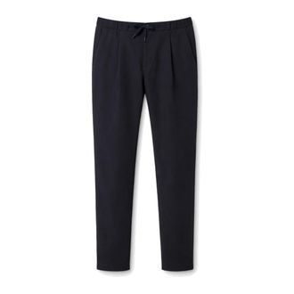 Herno Slim-fit Trousers, male, Blue, Size: 2XL Easy Wool Trousers