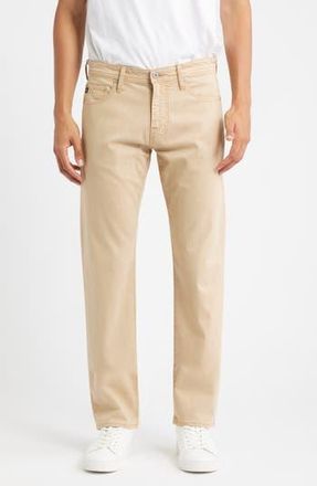 AG - Adriano Goldschmied Prot&eacute;g&eacute; Italian Light Bedford Straight Leg Pants in Light Truffle at Nordstrom Rack, Size 30 X 34