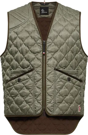 Moncler Moncler Ilmen Padded Vest, Men, Green, Size: 1