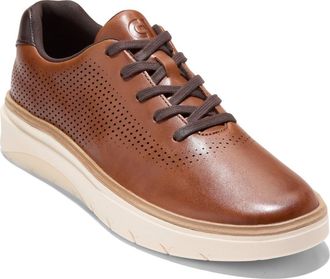 Cole Haan GrandPro Featherarc Laser Sneaker in British Tan /Ivory /Angora at Nordstrom Rack, Size 11.5