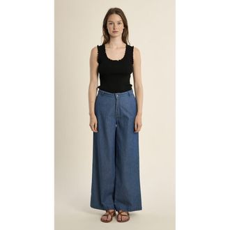 Molly Bracken Wijde broek van denim