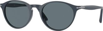 Persol PO3092SM Polarized 90693R Mens Sunglasses Blue Size 50