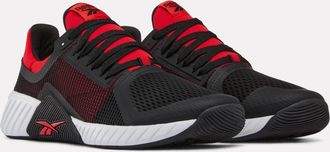 Reebok Trainingsschuh REEBOK FLIP CHARGE, Herren, Gr. 42,5, rot, schwarz, Synthetik, Textil, Schuhe Trainingsschuh