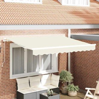vidaXL Tela De Recambio Para Toldo Crema 250 X 200 Cm Lona Vidaxl