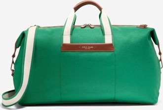 Cole Haan Mens Judson Brushed Twill Duffle Bag - Medium Green